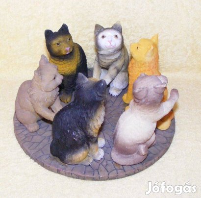 Cicás mécsestartó, dísztárgy