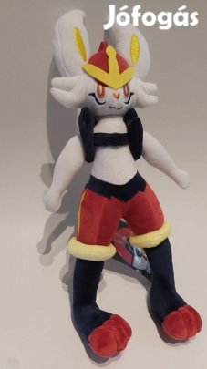 Cinderace Pokemon plüss 40 cm Új számlával készleten