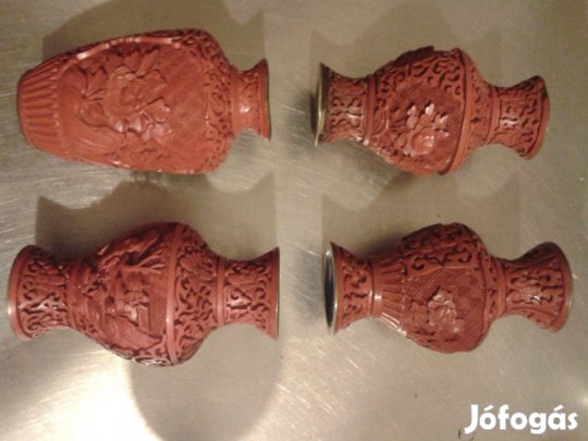 Cinóber Kinai Váza 10cm