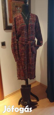 Cinque barna szövetkabát - kardigán