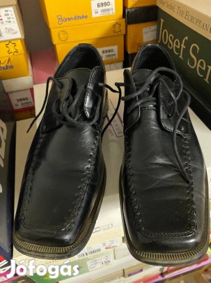 Cipő fiú/férfi alkalmi fekete színű 41-es méretben