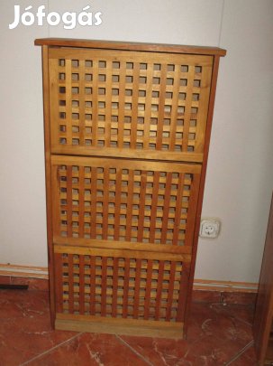 Cipős szekrény keményfa 55x20x105cm