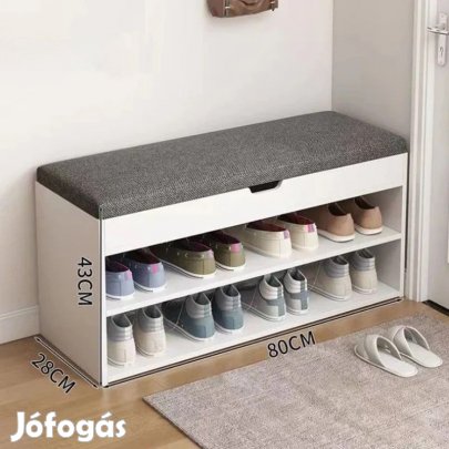 Cipősszekrény 80 x 28 x 44 cm BC FUR1643-80
