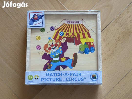 Cirkusz memóriajáték társasjáték fejlesztő játék új bontatlan