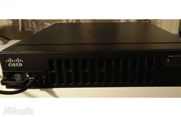 Cisco ISR4351/K9 router, legújabb IOS, throughput+securityk9