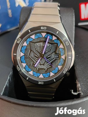 Citizen Marvel Black Panther férfi karóra Vadonatúj 2 év garanciával