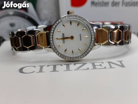 Citizen kvarc kristályos gyöngyházfényű EZ7016-50D női karóra 2 év gar