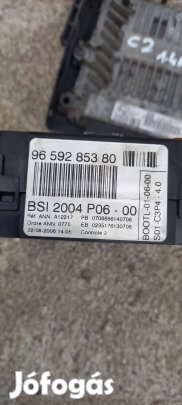 Citroën c2 1.4 hdi motorvezérlő bsi immo gyújtáskulcs 