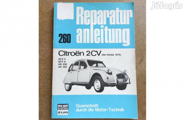 Citroen 2CV javítás és karbantartás könyv