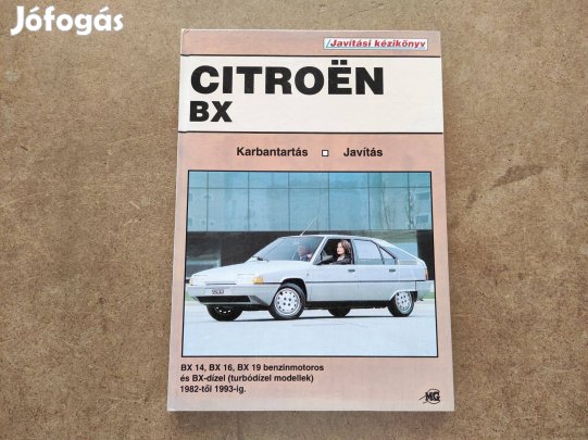 Citroen BX javítási karbantartási könyv