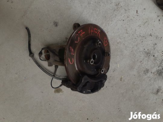 Citroen C3 Bal Első Csonkállvány Kerékaggyal + Féknyereg + ABS Jeladó