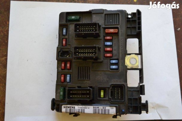 Citroen, Peugeot motortéri biztosítéktábla, Bsml! 9650618480, BSM-B3