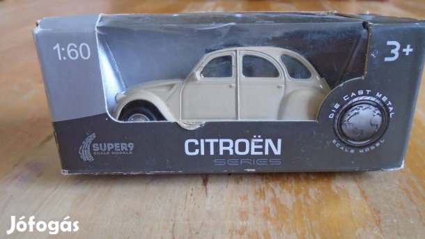 Citroen - vajszínű Autó Modell - Super 9 - 1:60 - dobozban