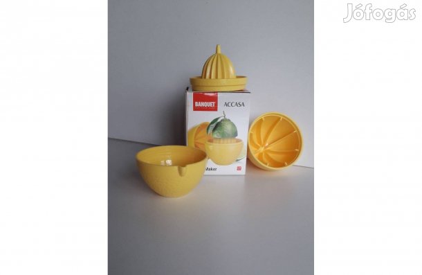 Citrom alakú kézi citromfacsaró tetővel - Banquet Accasa_