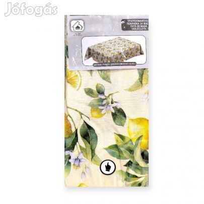 Citrom mintás konyhai asztalterítő 180x140 cm