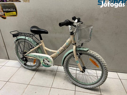 City Girl boss bézs kislány gyerek kerékpár 20