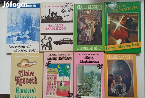 Claire Kenneth könyvcsomag / 8 db könyv