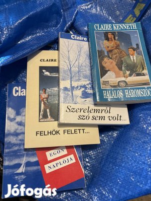 Claire Kenneth könyvek 4 db 