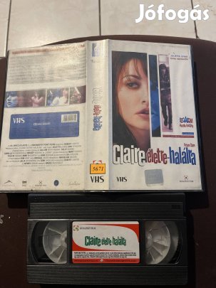 Claire életre halálra thriller vhs 