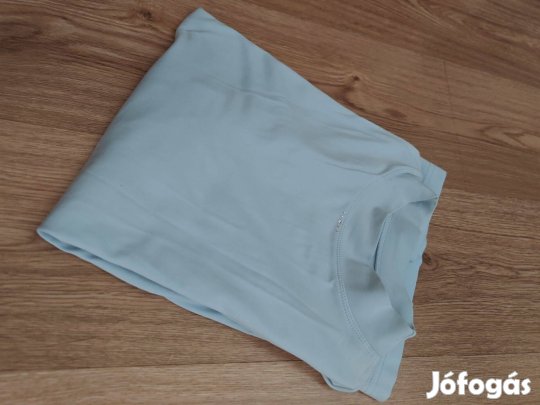 Clarina pasztellkék minőségi női supersoft garbó pici kövekkel XL