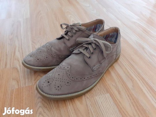 Clarks 46-os bézs velúr cipő