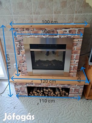 Classic Fire AJ55 Chicago elektromos kandalló