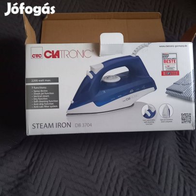 Clatronic DB 3704 gőzölős vasaló, teljesen új, bontatlan csomagolásban