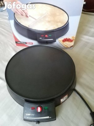 Clatronic elektromos teflon palacsintasütő, vadonatúj