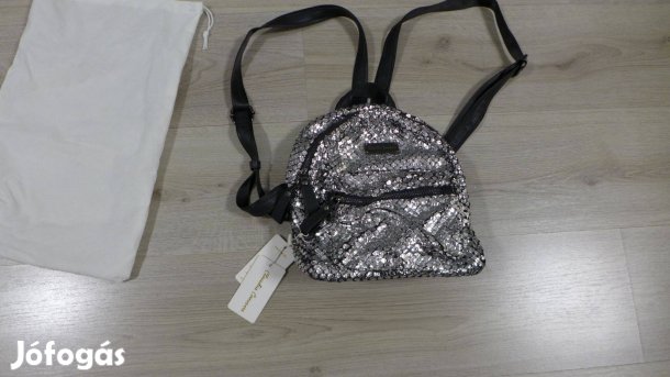 Claudia Canova ezüstszínú női hátizsák Új