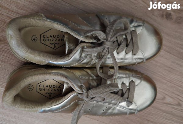 Claudio Ghizzani arany női sportcipő 40