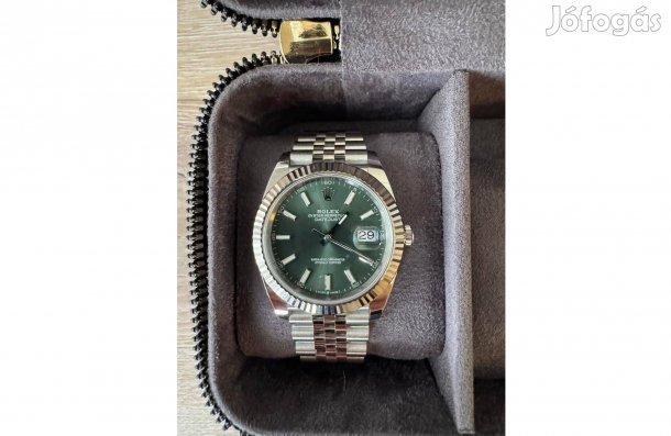 Clean Factory Rolex Datejust 41mm Mint Green