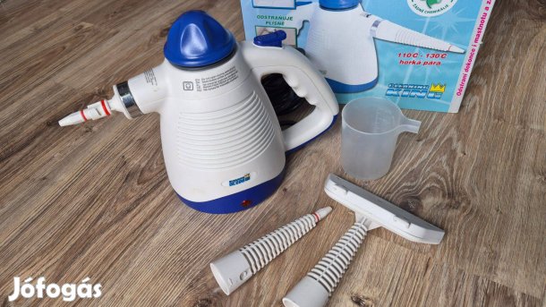 Cleaning King gőztisztító tartozékokkal együtt