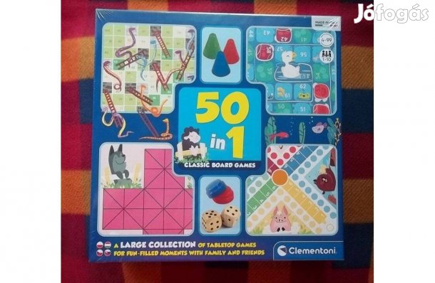 Clementoni 50 in 1 társasjáték Új!