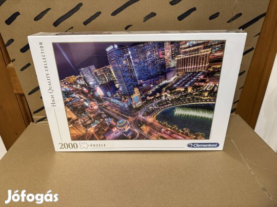 Clementoni Las Vegas 2000 db-os puzzle kirakó új bontatlan