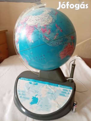 Clementoni "Fedezd fel a világot" interaktív oktató földgömb (angol!!)