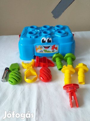 Clementoni "első munkapadom" játék (1 db. piros csavar hiányzik)