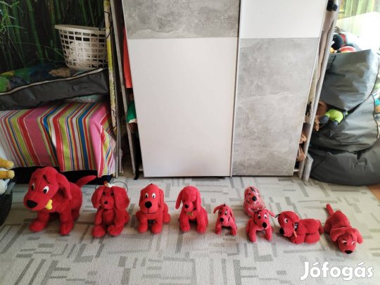 Clifford Nagy Piros Kutya Plüss És Hátizsák