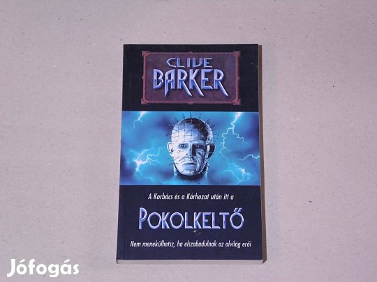 Clive Barker - A Pokolkeltő (Hellraiser) c. könyvritkaság, új, eladó