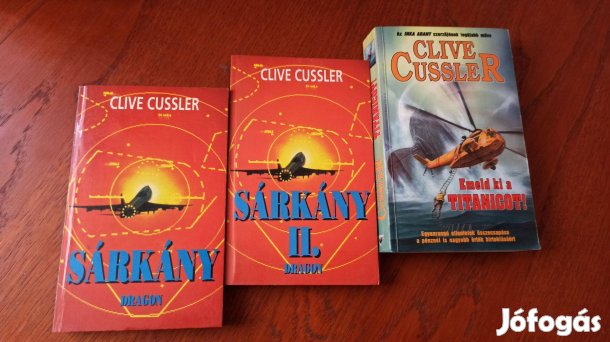 Clive Cussler könyvcsomag