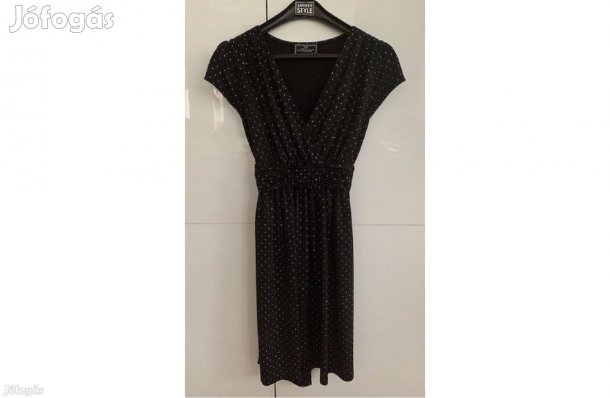 Clock House fekete színű hosszú ruha S