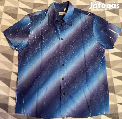 Clockhouse L egyedi mintázatú rugalmas anyagú rövid ujjú vagány ing