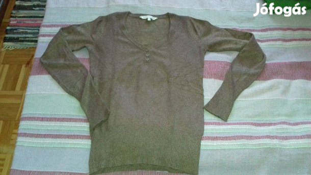 Clockhouse női csinos barna felső S-es, új