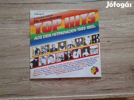 Club Top 13 - Die Internationalen Top Hits Jan/Feb1989 bakelit lemez!