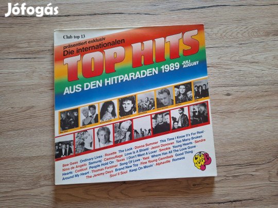 Club Top 13 - Die Internationalen Top Hits Julius/augusztus 1989 válog