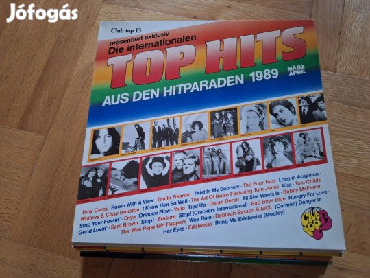 Club Top 13 - Die Internationalen Top Hits Marc/Áprl 1989 válogatás ba