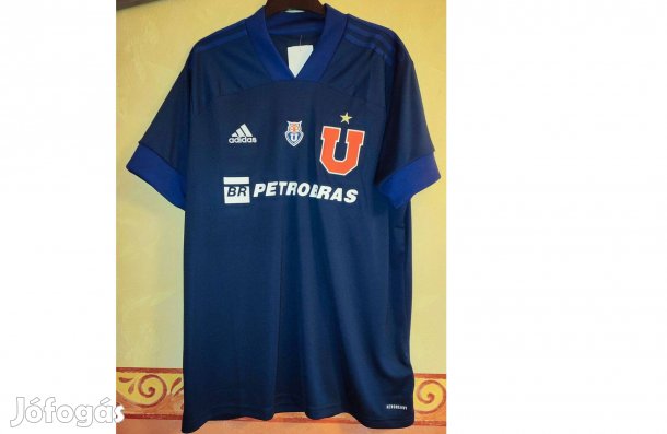 Club Universidad de Chile 2019-20 sötétkék eredeti adidas mez (M, XL)
