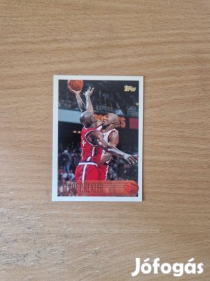 Clyde Drexler Topps 1996-97 #192 kosaras kártya