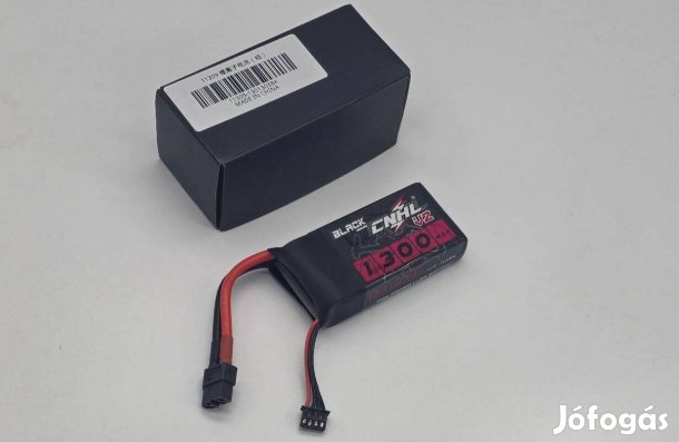 Cnhl v2 1300mAh 11.1V 3S 130C Lipo XT60 lítium akkumulátor