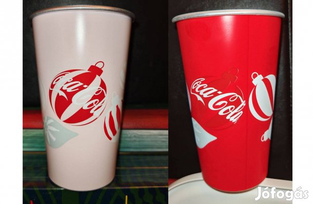 Coca Cola eredeti színváltós alumínium pohár