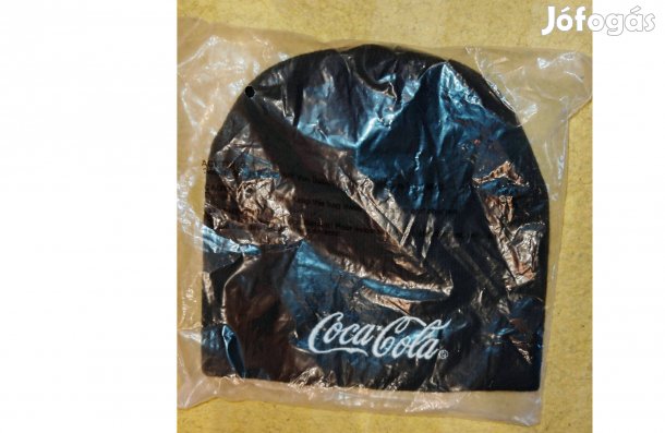Coca Cola fekete kötött sapka